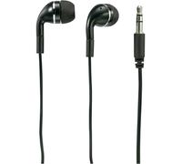 Renkforce Écouteurs intra-auriculaires filaire noir