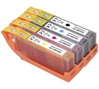 Renkforce Encre remplace Canon CLI-581BK XXL, CLI-581C XXL, CLI-581M XXL, CLI-581Y XXL compatible pack bundle noir, cyan, magenta
