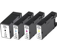 Renkforce Encre remplace Canon PGI-1500BK XL, PGI-1500C XL, PGI-1500M XL, PGI-1500Y XL compatible pack bundle noir, cyan, magenta, jaune RF-5706078