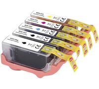 Renkforce Encre remplace Canon PGI-525PGBK, CLI-526BK, CLI-526C, CLI-526M, CLI-526Y compatible pack bundle noir, noir photo, cyan, magenta, jaune RF-5718874