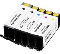 Renkforce Encre remplace Canon PGI-570PGBK XL, CLI-571BK XL, CLI-571C XL, CLI-571M XL, CLI-571Y XL compatible noir, noir photo