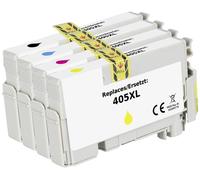 Renkforce Encre remplace Epson 405XL, T05H6, T05H1, T05H2, T05H3, T05H4 compatible pack bundle noir, cyan, magenta, jaune