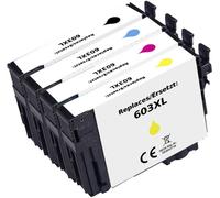 Renkforce Encre remplace Epson 603XL, T03A6, T03A1, T03A2, T03A3, T03A4 compatible pack bundle noir, cyan, magenta, jaune RF-I-E-603XLBKCMY4PK RF-7187228