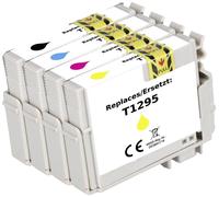Renkforce Encre remplace Epson T1295, T1291, T1292, T1293, T1294 compatible pack bundle noir, cyan, magenta, jaune RF-5718864