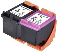 Renkforce Encre remplace HP 62, N9J71AE, C2P04AE, C2P06AE compatible pack bundle noir, cyan, magenta