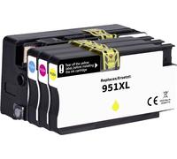 Renkforce Encre remplace HP 950XL, 951XL, C2P43AE, CN045AE, CN046AE, CN047AE, CN048AE compatible pack bundle noir, cyan, magenta, jaune RF-5705448