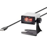 Renkforce FS5022J Lecteur de code-barres 2D filaire 2D imagerie argent, noir scanner de bureau (stationnaire) USB
