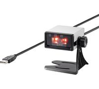 Renkforce FS5022J Lecteur de code-barres 2D filaire 2D imagerie argent, noir scanner de bureau (stationnaire) USB
