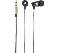 Renkforce In Ear Casque filaire Noir (métallique) Headset