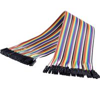 Renkforce JKFF403 Câble de cavalier Arduino, Banana Pi, Raspberry Pi® [40x Pontage filaire de prise femelle - 40x Pontage filaire