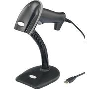 Renkforce LS6300E USB Kit Scanner de code-barres filaire 1D Laser noir Scanner à main USB