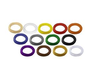 Renkforce Paquet de filaments ABS 2,85 mm naturel, noir, blanc, rouge, jaune, bleu, vert, orange, gris, pur