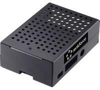 Renkforce RBP-ALC100 Boîtier pour ordinateur monocarte Convient pour (kits de développement): Raspberry Pi® avec refroidisseur actif noir