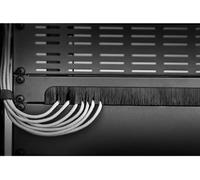 Renkforce RF-3429142 19 pouces Brosse passe-câbles 1 UH noir