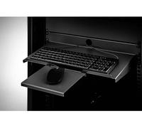 Renkforce RF-3429160 19 pouces Plaque de sol 1 UH adapté à une baie de profondeur: à partir de 300 mm noir