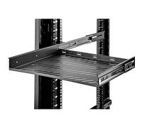 Renkforce RF-3432150 19 pouces Plaque de sol 1 UH extensible adapté à une baie de profondeur: à partir de 500 mm noir
