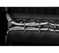 Renkforce RF-3525040 19 pouces Guide-câbles 2 UH étrier de guidage du câble mobile à 360° noir