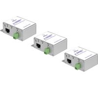 Renkforce RF-3684876 Rallonge réseau 2 fils Portée (max.): 300 m 3 pc(s) 200 MBit/s avec fonction PoE