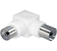 Renkforce RF-4201425 Connecteur coudé coaxial Connexions: Fiche coaxiale IEC, Prise coaxiale IEC 1 pc(s)
