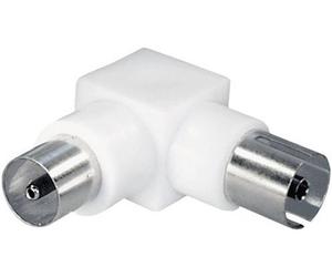 Renkforce RF-4201425 Connecteur coudé coaxial Connexions: Fiche coaxiale IEC, Prise coaxiale IEC 1 pc(s)