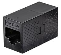 Renkforce RJ45 réseau informatique Adaptateur CAT 6a [1x RJ45 femelle - 1x RJ45 femelle] noir