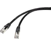 Renkforce - Rf-4538200 Rj45 Câble Réseau, Câble Patch Cat 6a S/ftp 15.00 M Noir Adapté Pour Une Utilisétion Extérieure 1 Pc(s) A809772