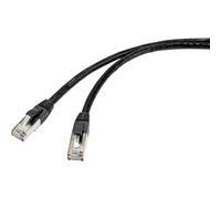 Renkforce RF-4538202 RJ45 Câble réseau, câble patch CAT 6a S/FTP 20.00 m noir