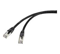 Renkforce Rf-4538206 Rj45 Câble Réseau, Câble Patch Cat 6a S/ftp 75.00 M Noir Adapté Pour Une Utilisétion Extérieure 1 Pc(s) A809722