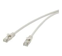 Renkforce - Rf-4541484 Rj45 Câble Réseau, Câble Patch Cat 5e F/utp 0.25 M Gris Avec Cliquet D'Encastrement 1 Pc(s) A474152