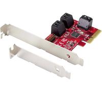 Renkforce RF-4599662 6 ports Contrôleur SATA PCIe x4 convient pour (SSD): SATA SSD avec équerre de slot Low Profile