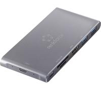 Renkforce RF-4599772 Station d'accueil USB-C® Convient pour les marques: universel slot SSD M.2, lecteur de cartes intégré
