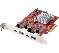 Renkforce RF-4679642 2+2 ports Carte contrôleur USB 3.1 USB 3.1 (2è gén.), USB-C® PCIe