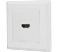 Renkforce RF-4724906 HDMI Adaptateur [1x HDMI femelle - 1x HDMI femelle] blanc contacts dorés