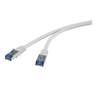 Renkforce - Rf-4737368 Rj45 Câble Réseau, Câble Patch Cat 6a S/ftp 1.00 M Gris Très Flexible, Contacts Dorés 1 Pc(s) Y868612