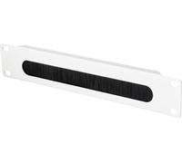 Renkforce RF-4759820 254 mm 10 pouces Brosse passe-câbles montage fixe adapté à une baie de profondeur: à partir de 300 mm gris