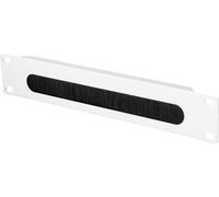 Renkforce RF-4759820 254 mm 25,40cm (10") Panneau brosse pour armoire réseau Montage fixe Convient pour profondeur d'armoire : à partir de 300 mm Gris (RF-4759820)