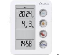Renkforce RF-4883628 Réveil blanc rappel de prise de médicaments
