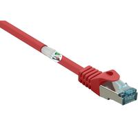 Renkforce RF-5043970 RJ45 Câble réseau, câble patch CAT 6a S/FTP 5.00 m rouge ignifuge 1 pc(s)