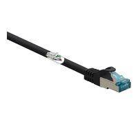 Renkforce RF-5047476 RJ45 Câble réseau, câble patch CAT 6a S/FTP 3.00 m noir ignifuge 1 pc(s)