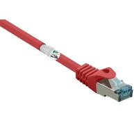 Renkforce RF-5047498 RJ45 Câble réseau, câble patch CAT 6a S/FTP 3.00 m rouge ignifuge 1 pc(s)