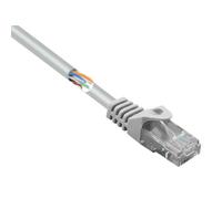 Renkforce RF-5047502 RJ45 Câble réseau, câble patch CAT 5e U/UTP 5.00 m gris avec cliquet d'encastrement