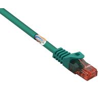 Renkforce RF-5153666 RJ45 Câble réseau, câble patch CAT 6 U/UTP 3.00 m vert avec cliquet d'encastrement, sans halogène 1 pc(s)