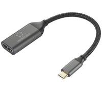 Renkforce RF-5234038 USB-C® / HDMI Câble adaptateur [1x USB-C® mâle - 1x HDMI femelle] noir blindage par tresse 0.15 m