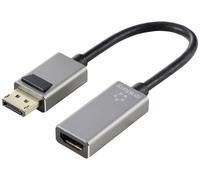 Renkforce RF-5246622 DisplayPort / HDMI Adaptateur [1x DisplayPort mâle - 1x HDMI femelle] noir 8K UHD, connecteur aluminium 0.15