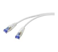Renkforce RF-5266146 RJ45 Câble réseau, câble patch CAT 6a S/FTP 10.00 m gris