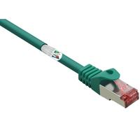 Renkforce RF-5372558 RJ45 Câble réseau, câble patch CAT 6 S/FTP 3.00 m vert avec cliquet dencastrement, contacts dorés, ignifuge 1 pc(s)