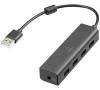 Hub USB 2.0 Renkforce RF-USBH-110 4 ports noir