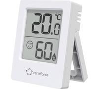 Renkforce RF-6417554 Thermo-hygromètre radiopiloté blanc RF-6417554