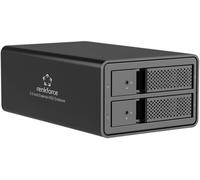 Renkforce RF-6647596 Boîtier pour disque dur 8,9 cm (3,5) 2 baie 3.5 pouces USB 3.0