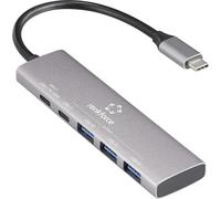 Renkforce RF-6676604 Hub USB 3+1 ports USB-A, USB-C® USB 3.2 Gen1 5 GBit/s